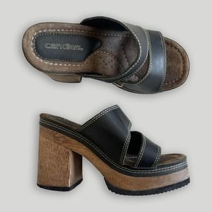 Candies 90s platform strapped heels